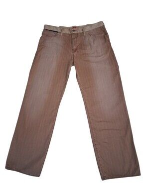 Marc Ecko Lightweight Herringbone Twill Jean Pants Men's 38 x 32 Cotton 5 Pocket